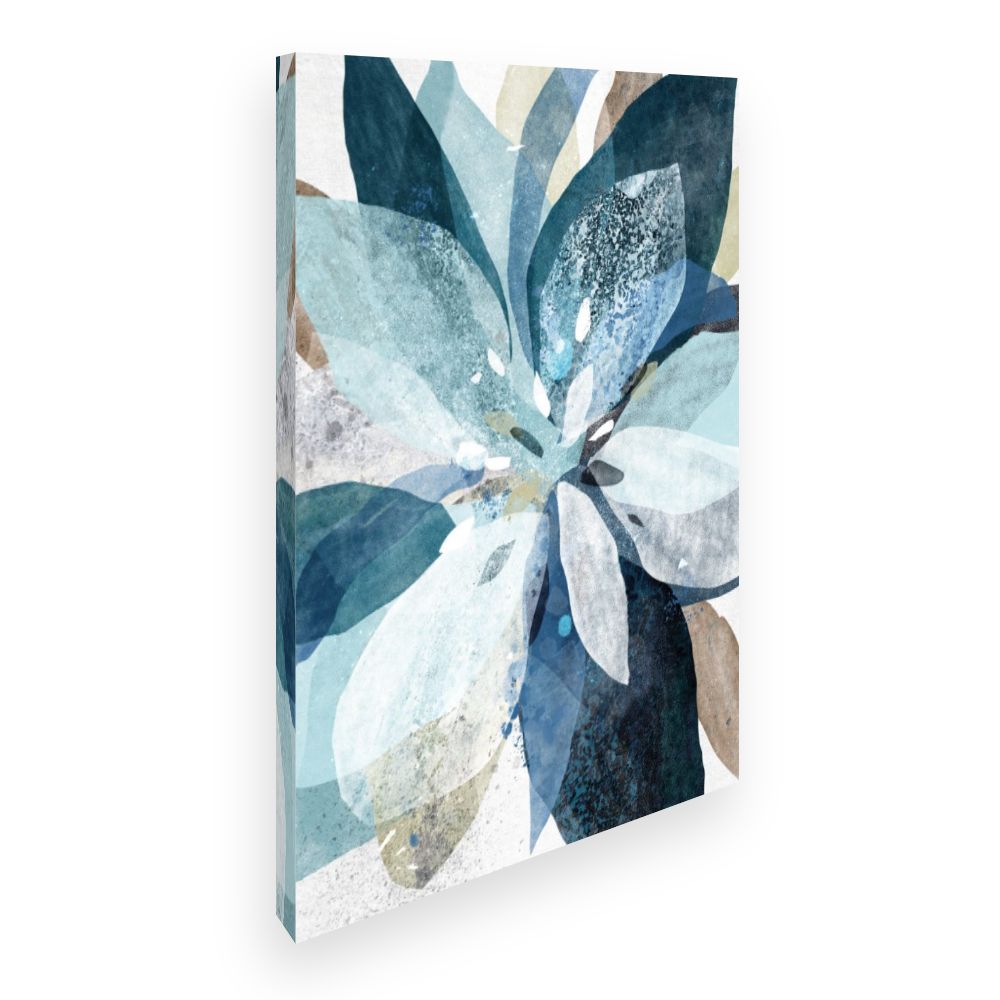 Toile Fleurs aquarelles vibrantes