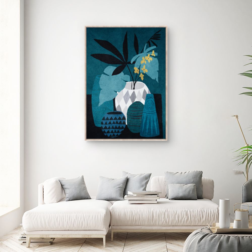 Tableau Compositions végétales stylées