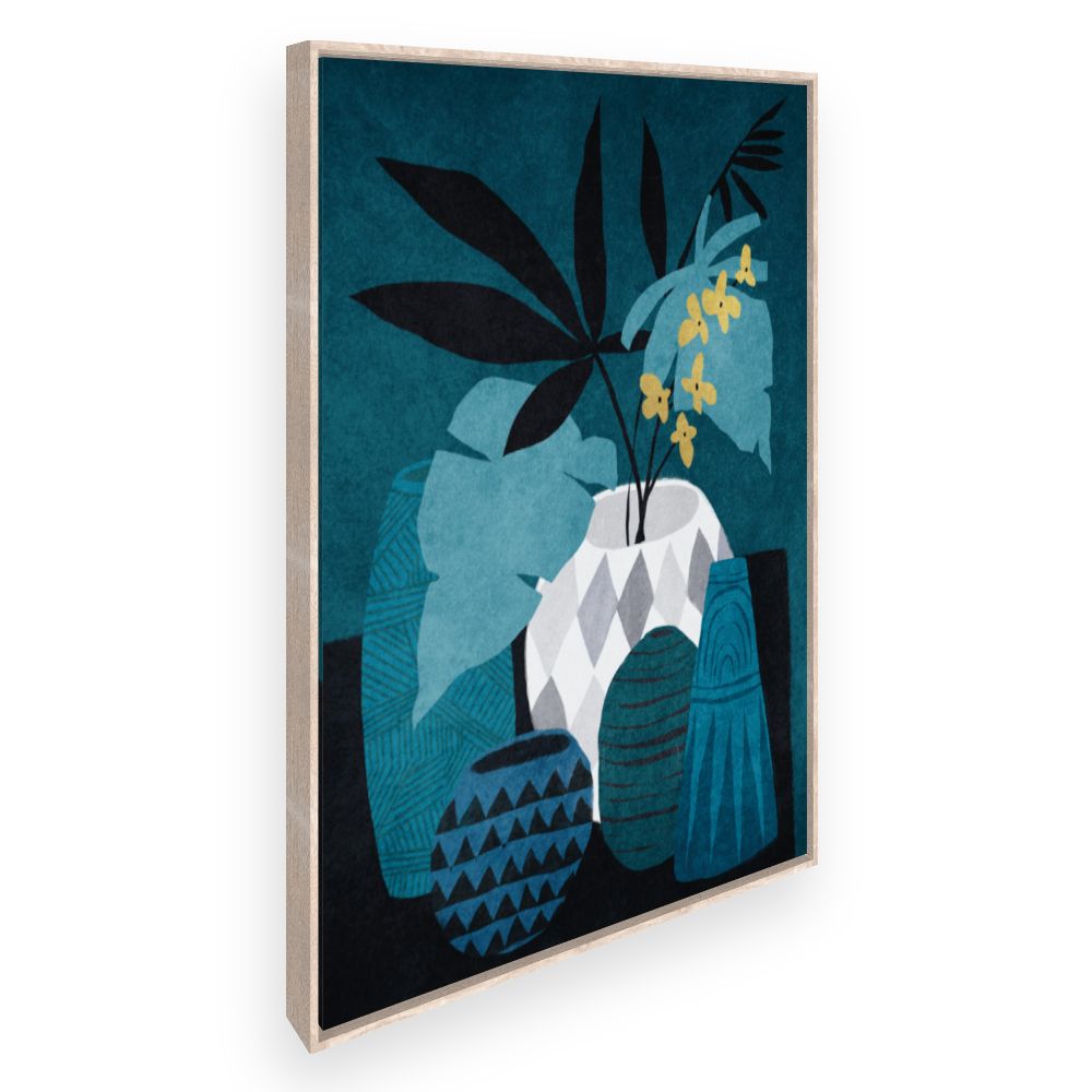 Toile Compositions végétales stylées