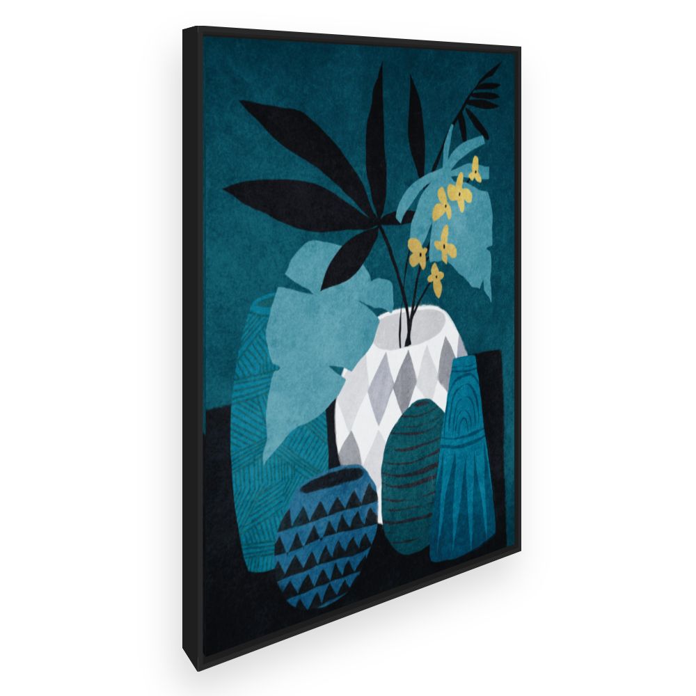 Toile Compositions végétales stylées