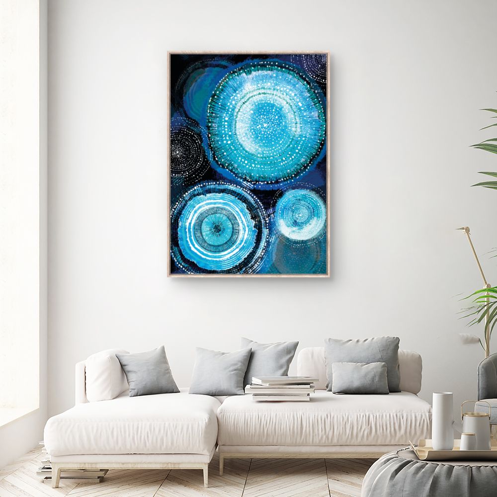 Tableau Cercles hypnotiques