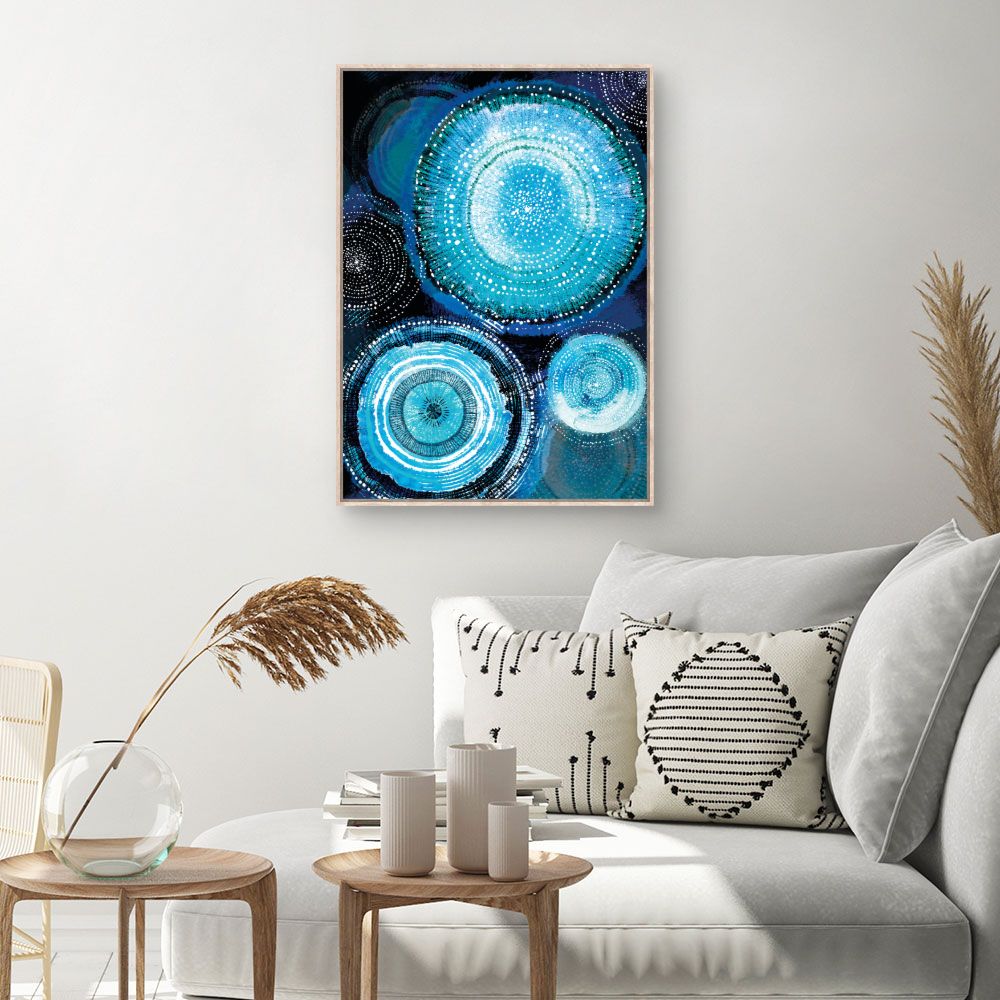 Tableau Cercles hypnotiques