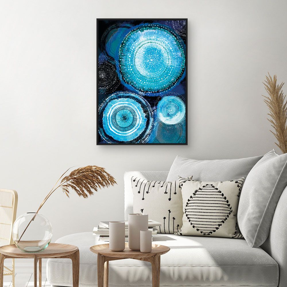 Tableau Cercles hypnotiques