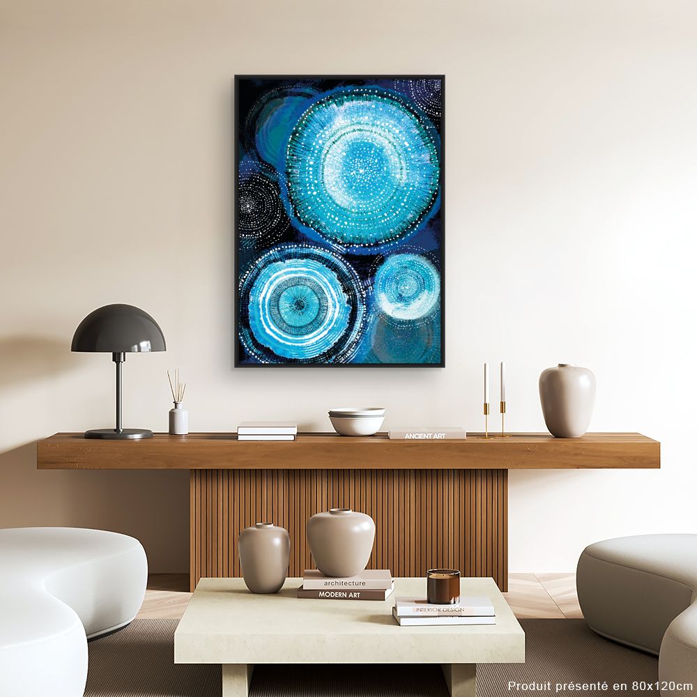 Tableau Cercles hypnotiques