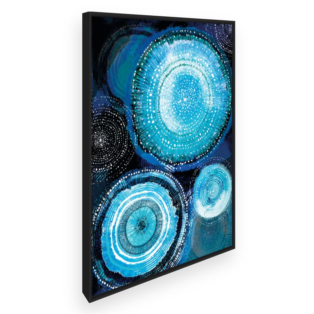 Toile Cercles hypnotiques