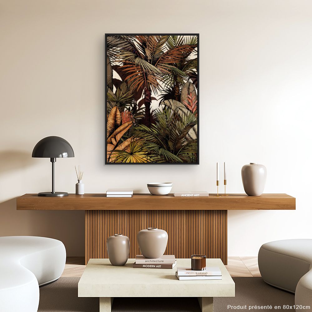 Tableau Jungle luxuriante