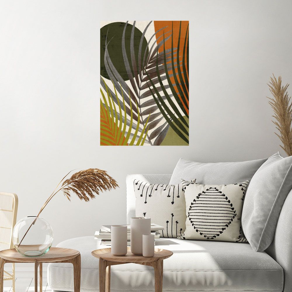 Affiche Feuilles exotiques