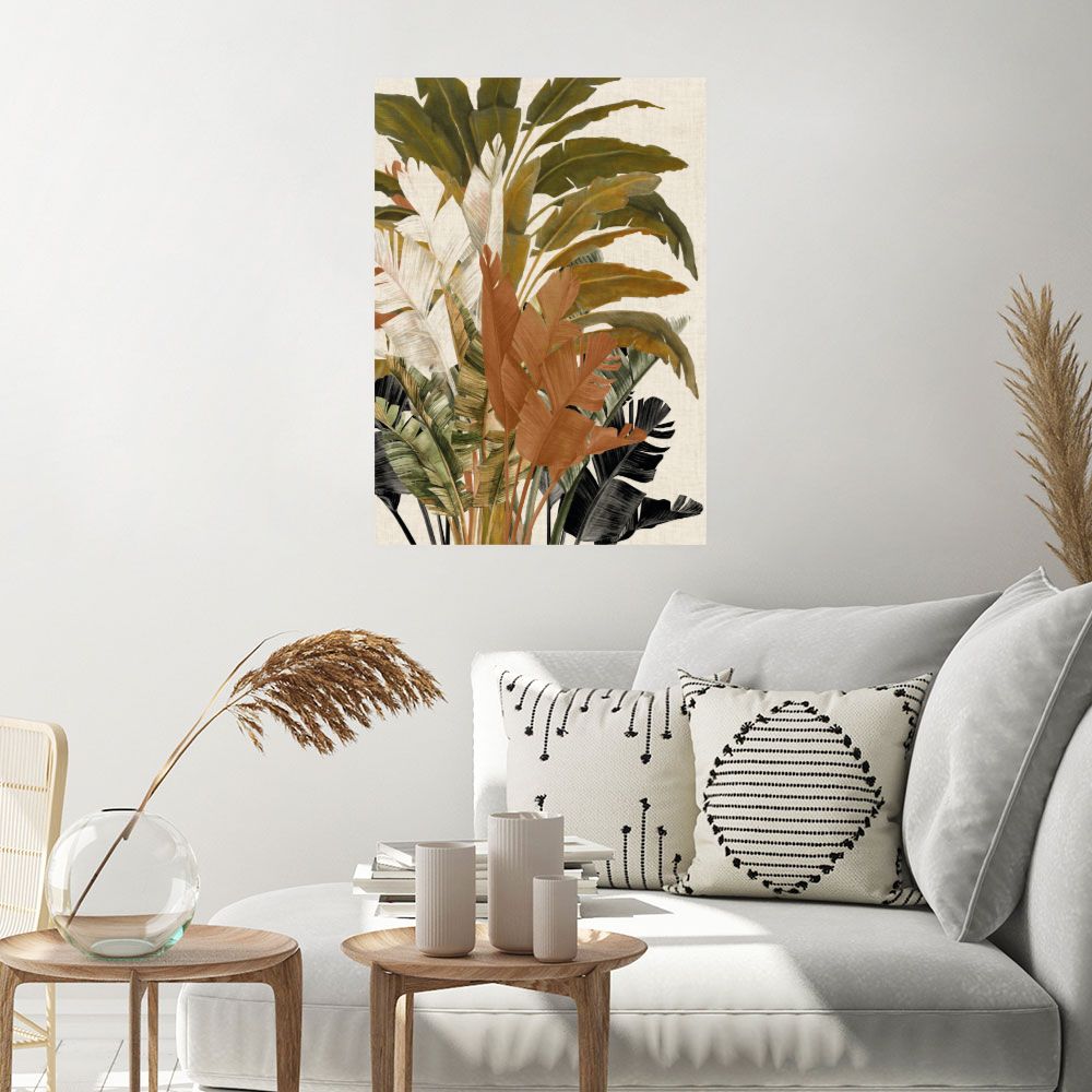 Affiche Feuillage exotique