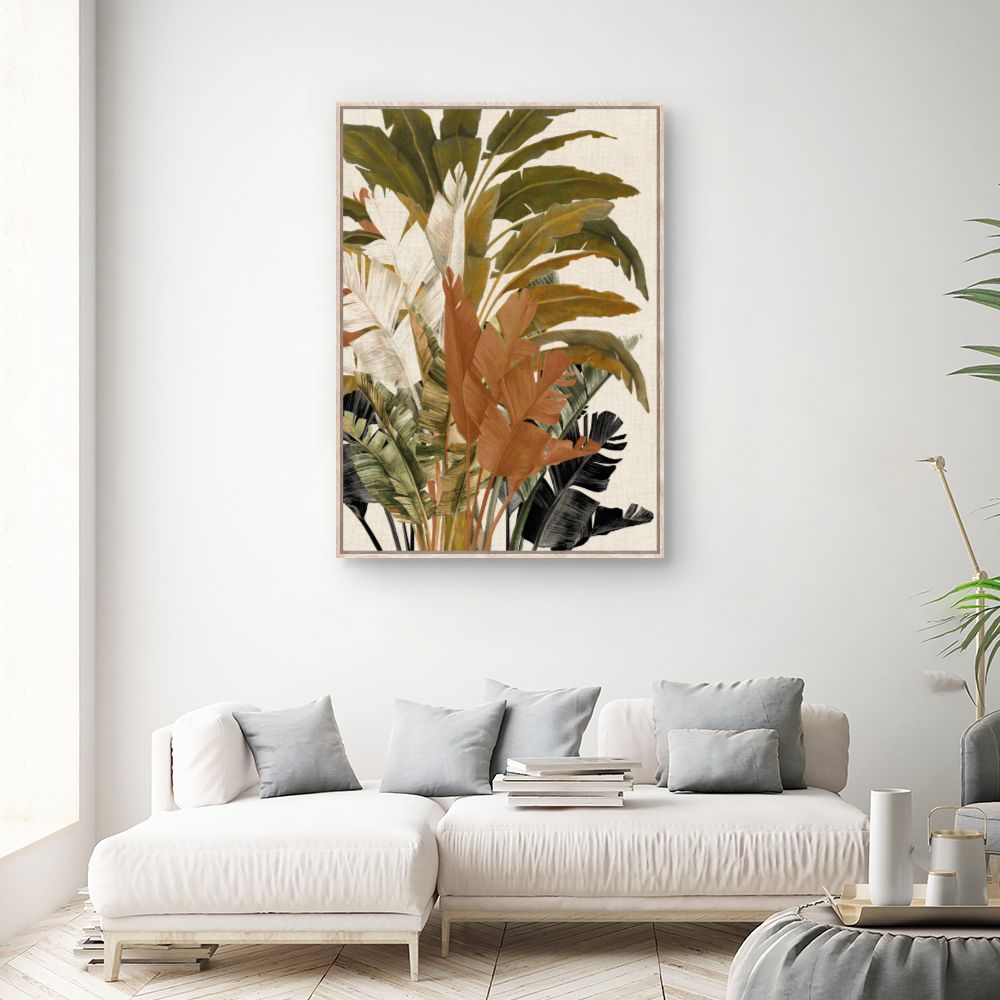 Tableau Feuillage exotique