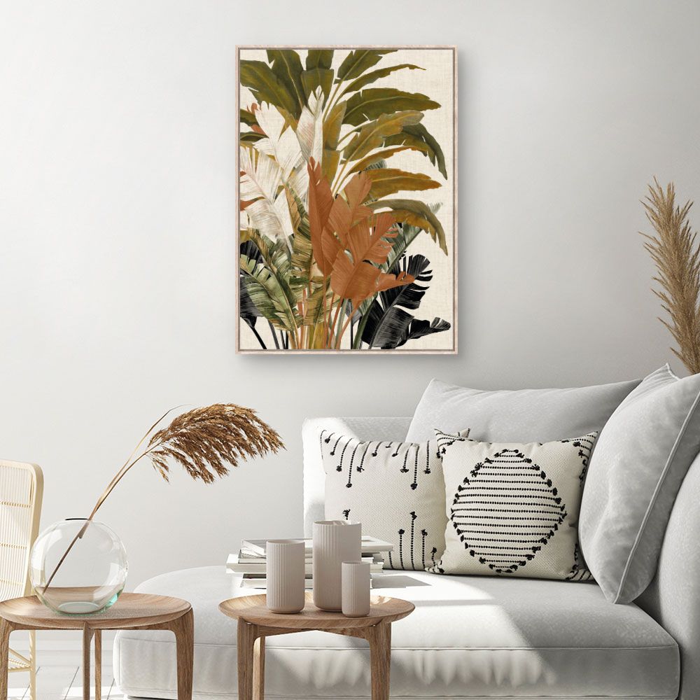 Tableau Feuillage exotique