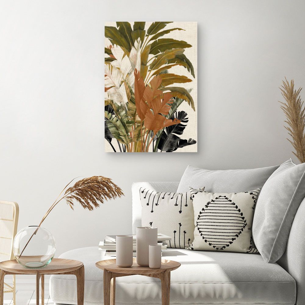 Tableau Feuillage exotique