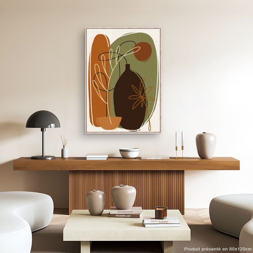 Tableau Formes abstraites naturelles