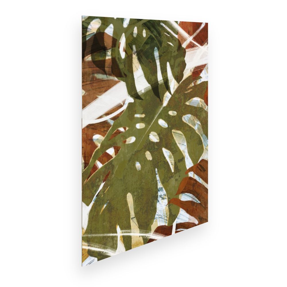 Affiche Feuilles tropicales vibrantes