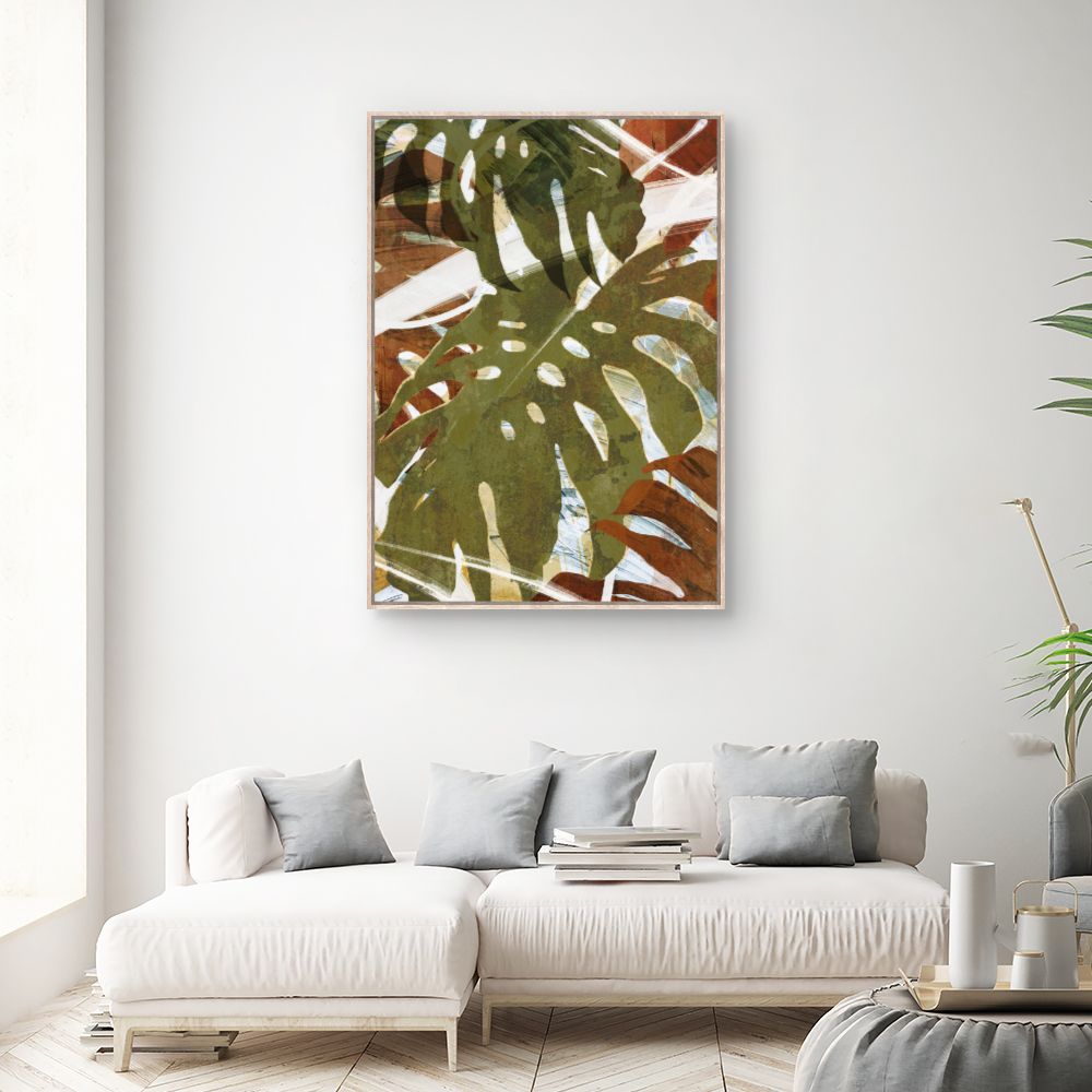 Tableau Feuilles exotiques