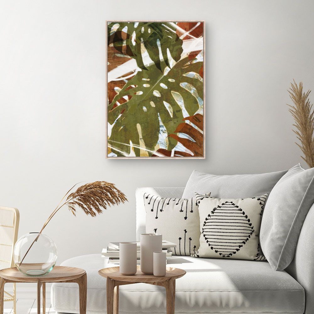 Tableau Feuilles exotiques