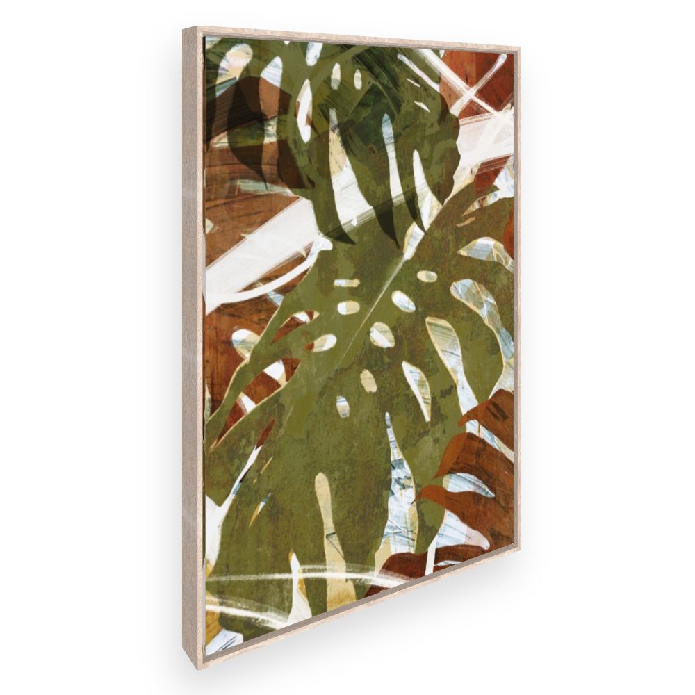 Toile Feuilles exotiques
