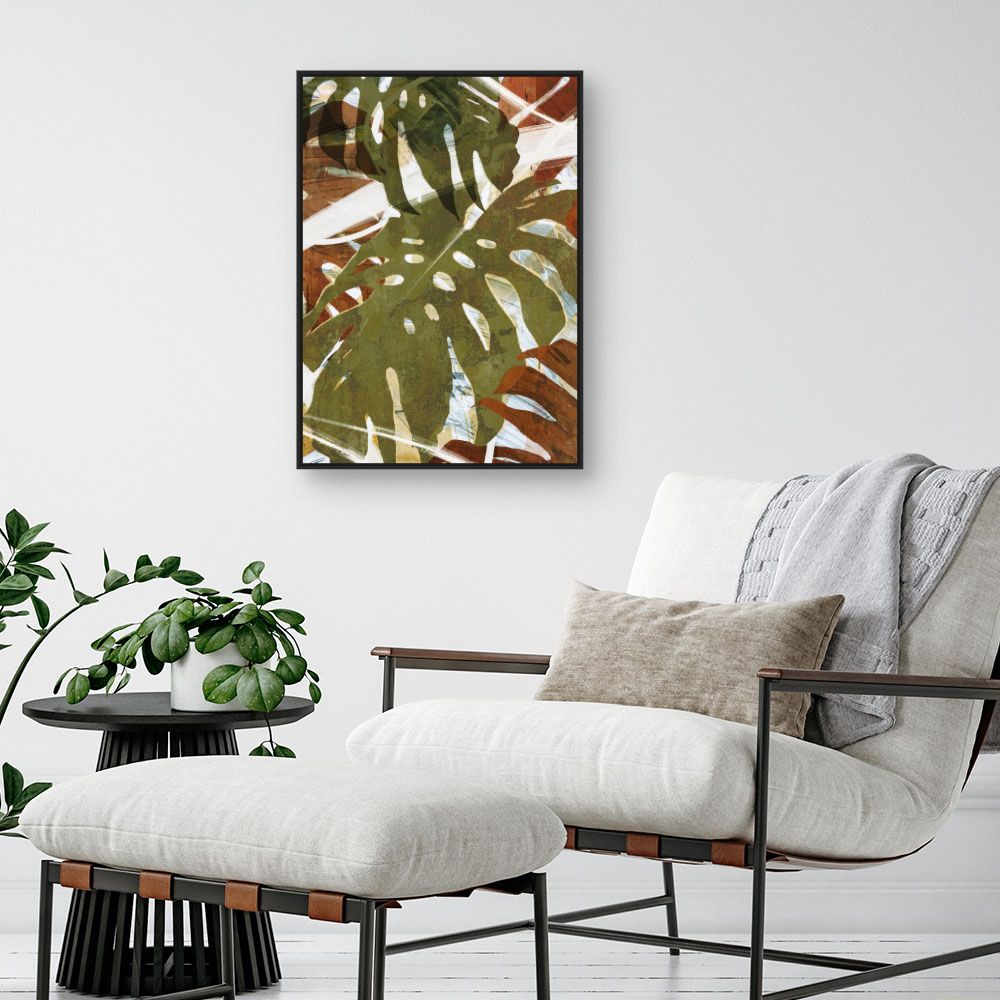 Tableau Feuilles exotiques