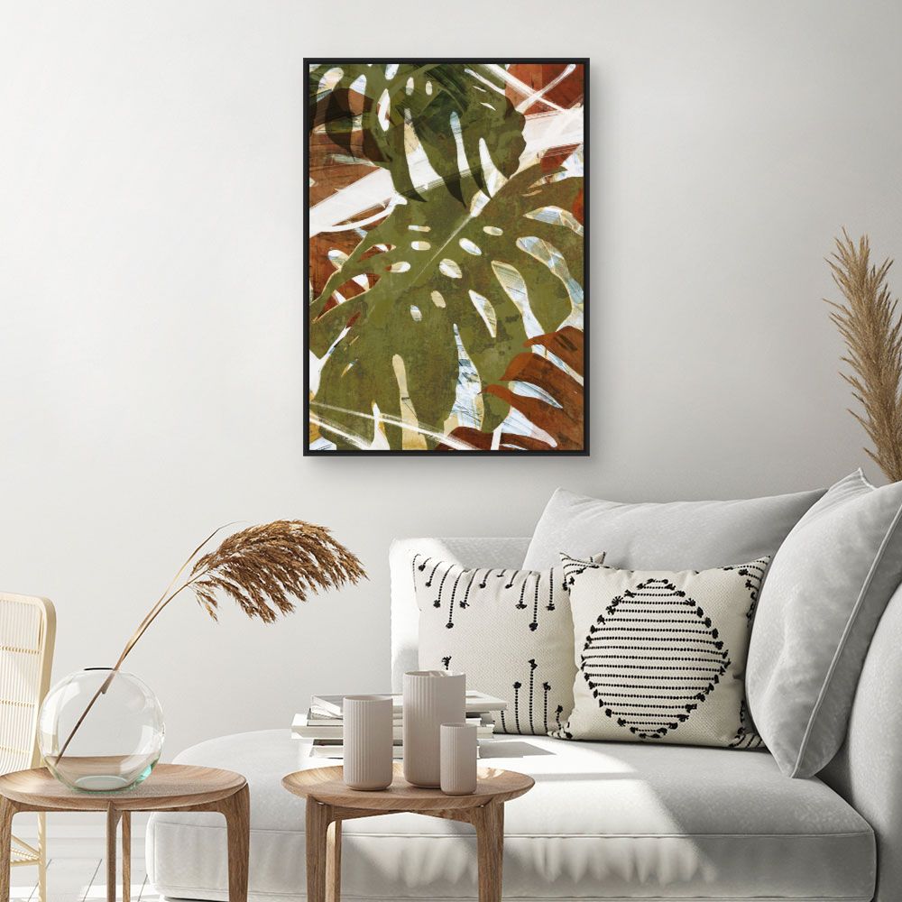 Tableau Feuilles exotiques