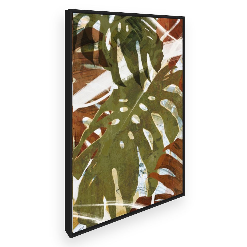 Toile Feuilles exotiques