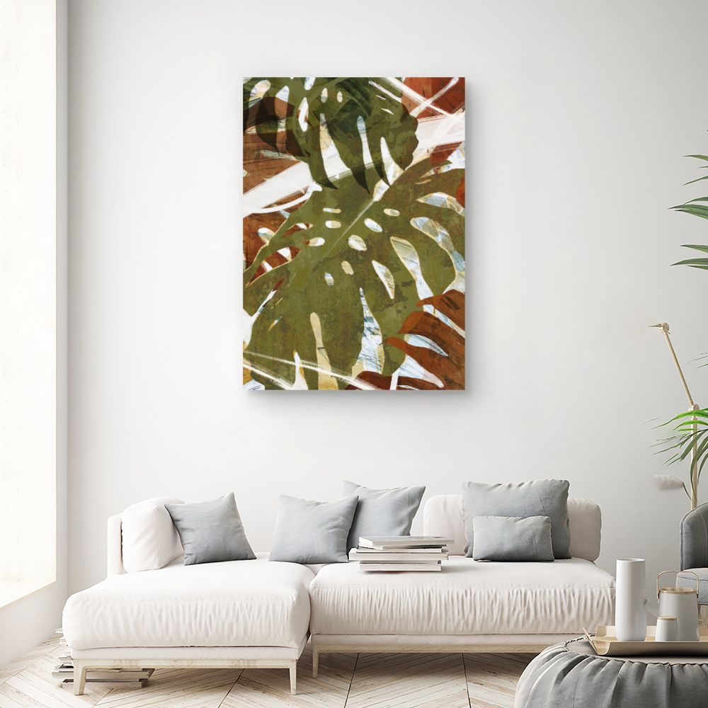 Tableau Feuilles exotiques