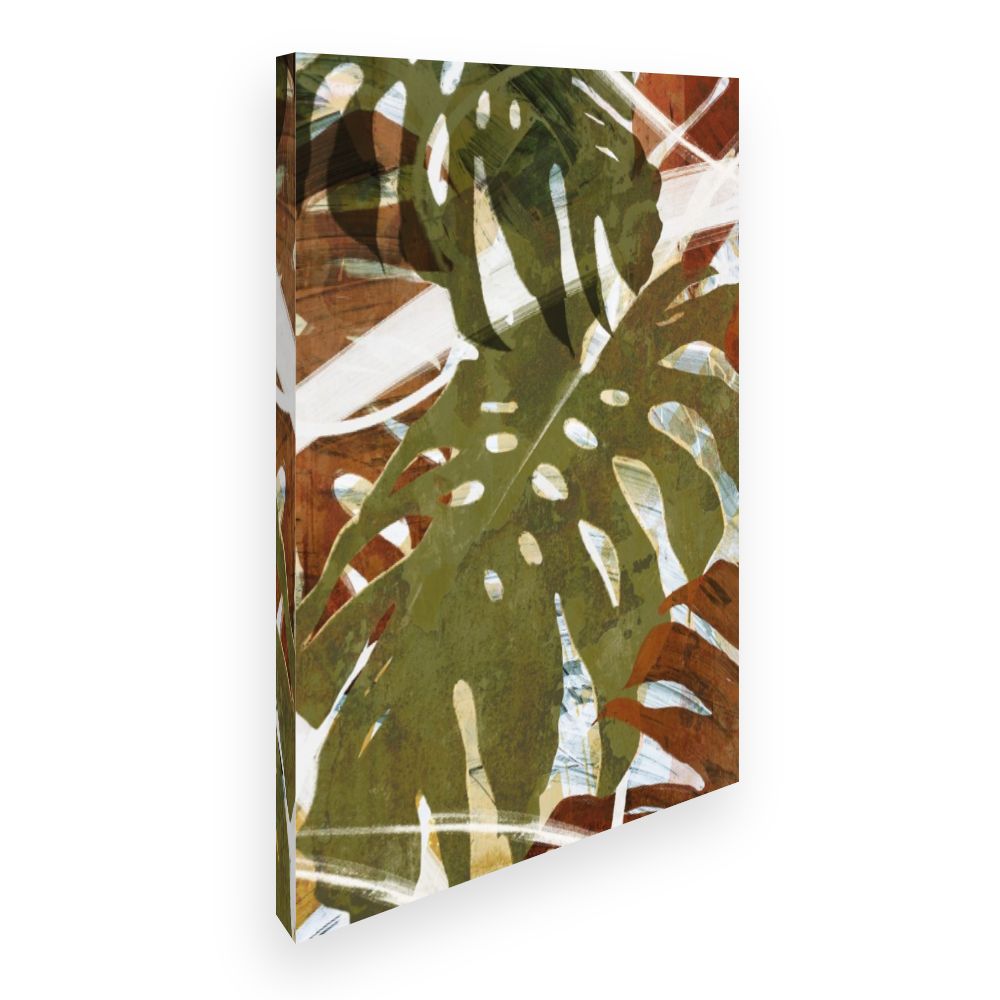 Toile Feuilles exotiques