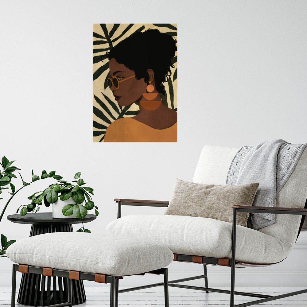 Affiche Silhouette tropicale
