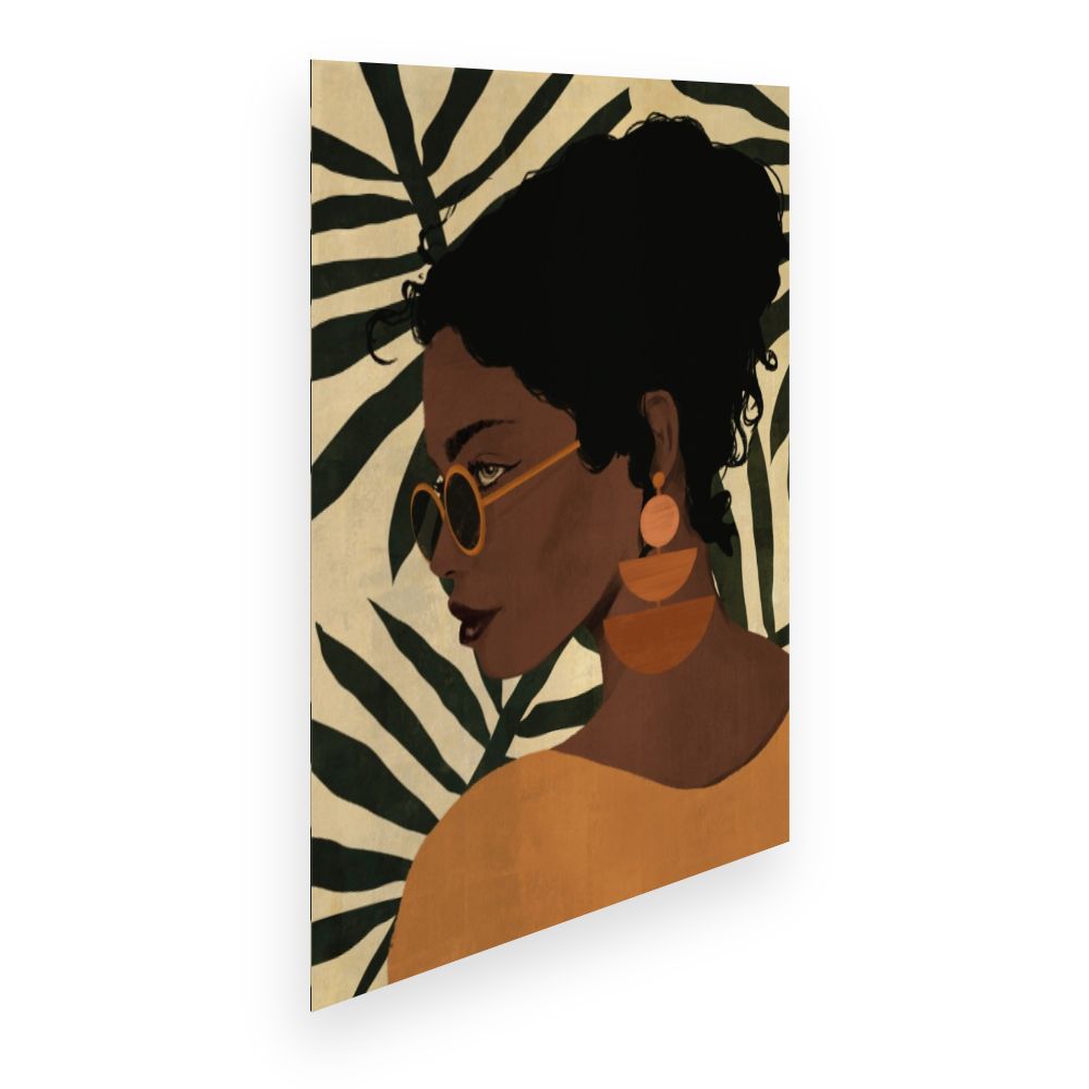 Affiche Silhouette tropicale