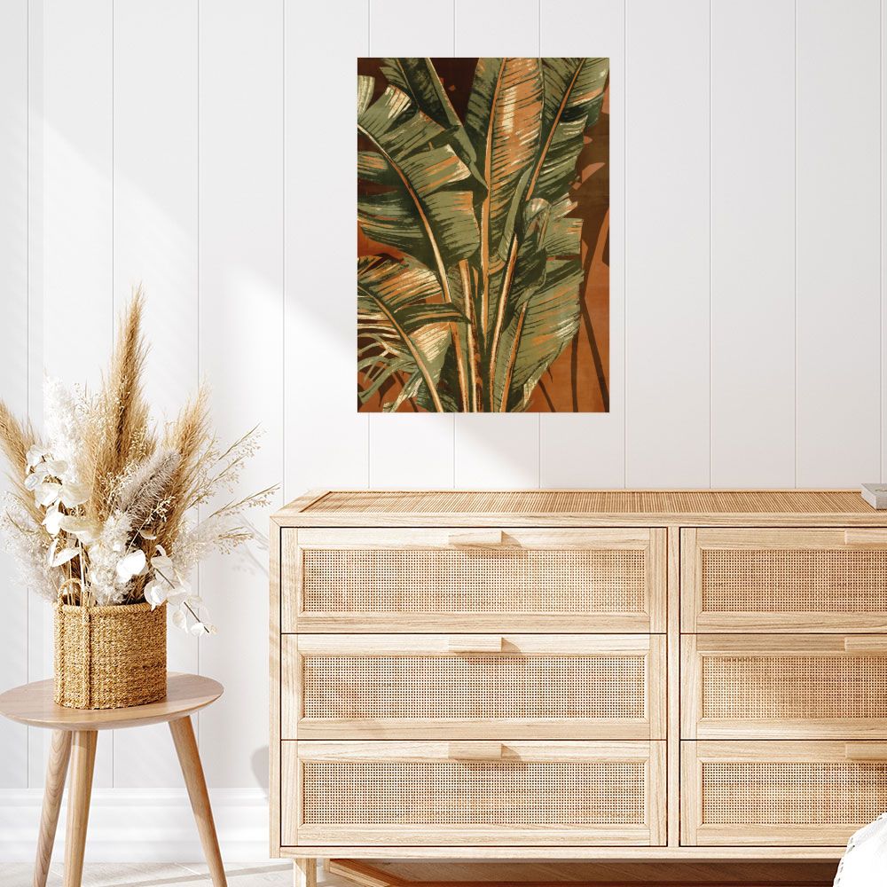 Affiche Feuilles exotiques