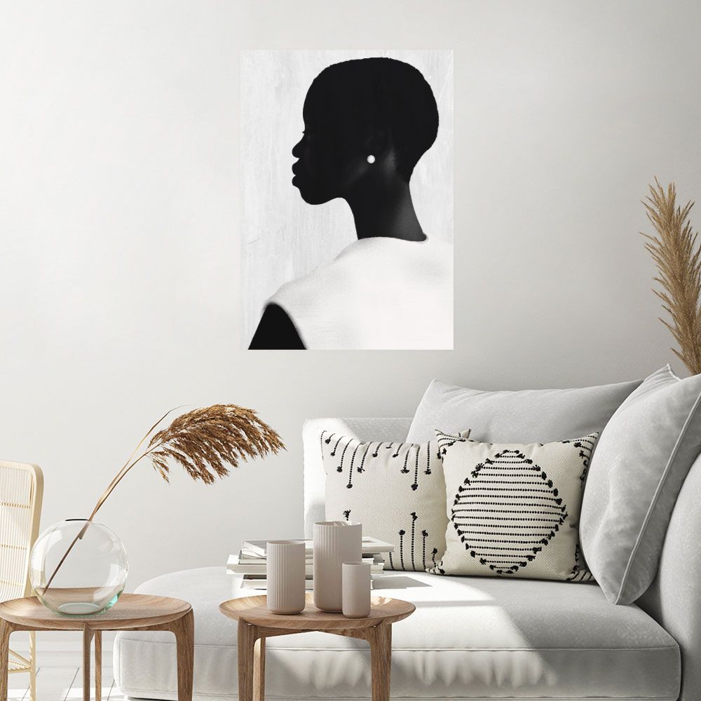 Affiche Élégance en silhouette