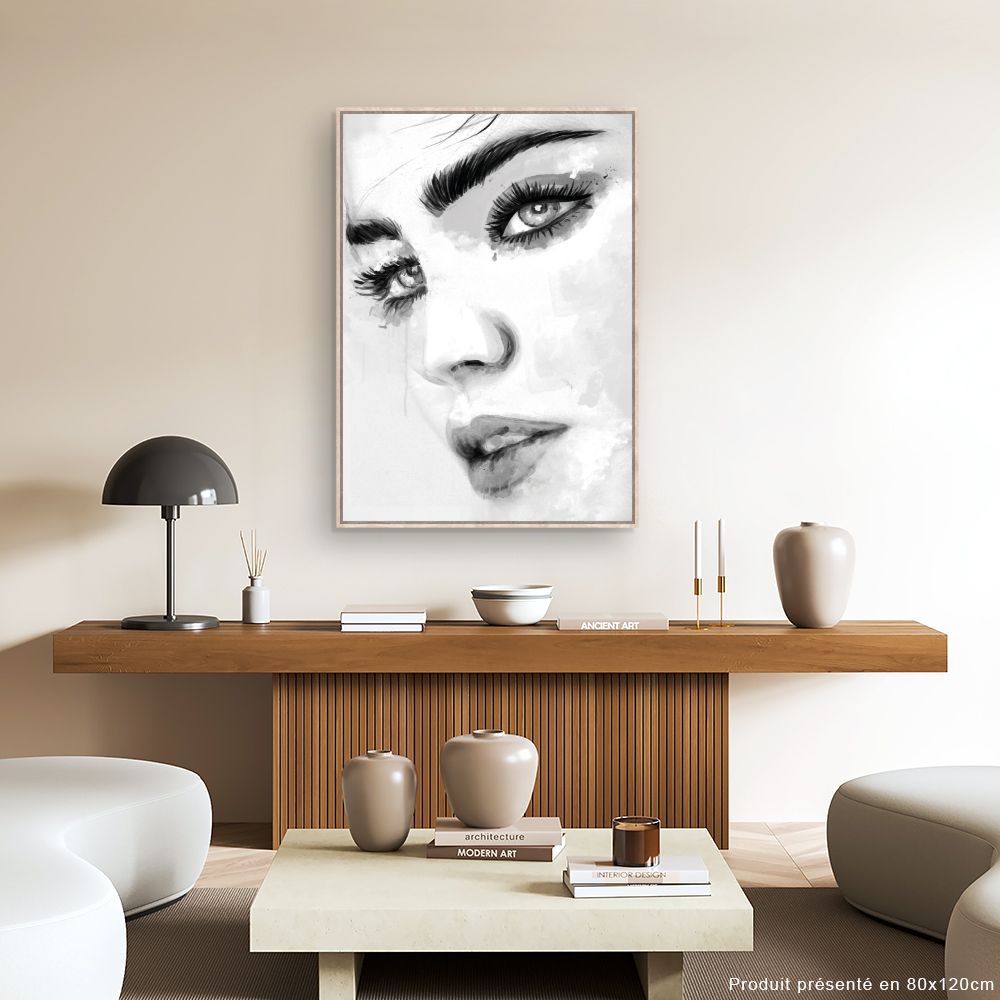 Tableau Regard captivant