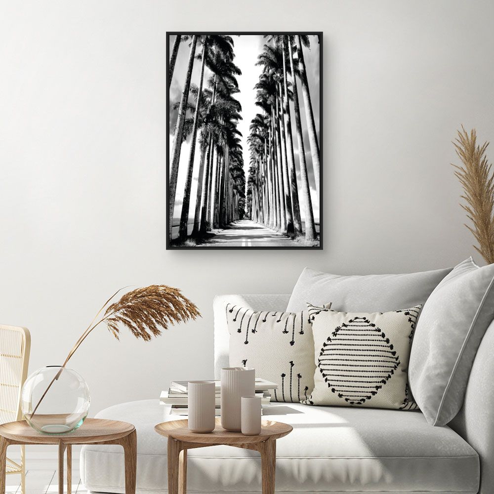 Tableau Allée de palmiers