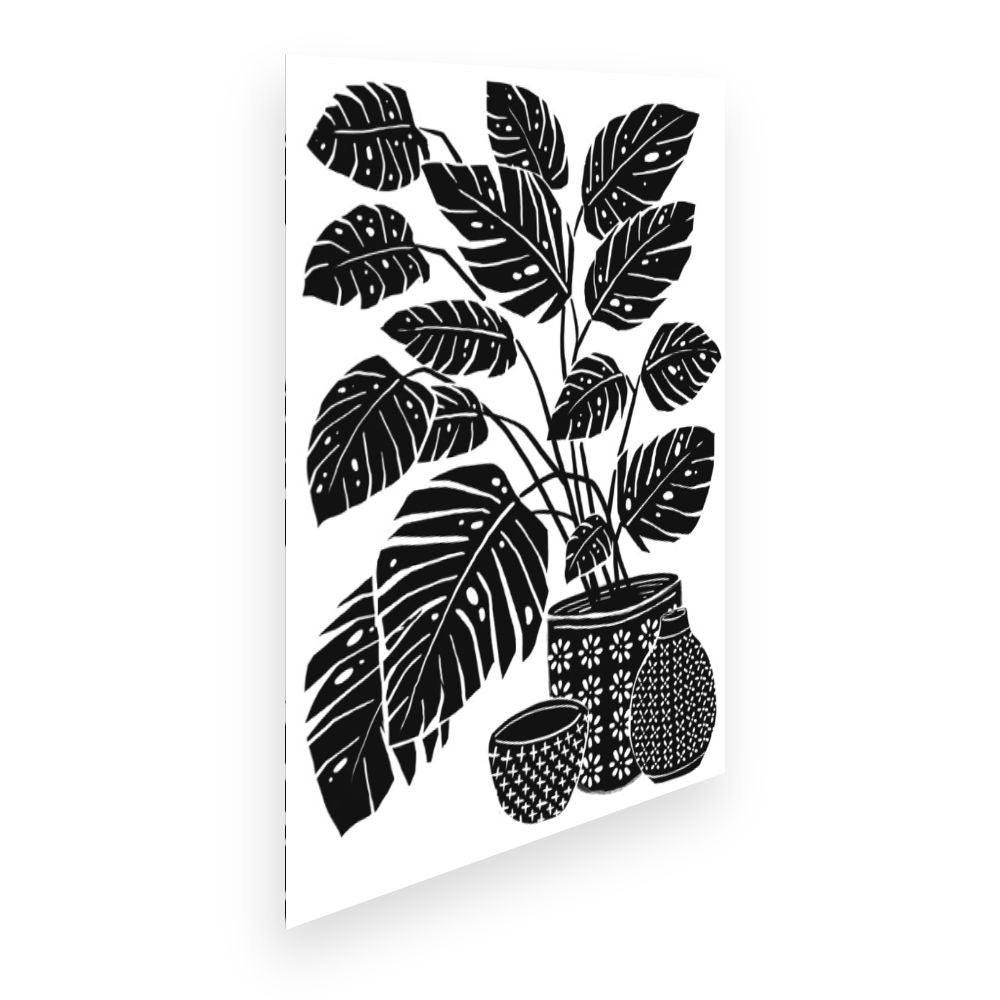 Affiche Feuillage exotique élégant