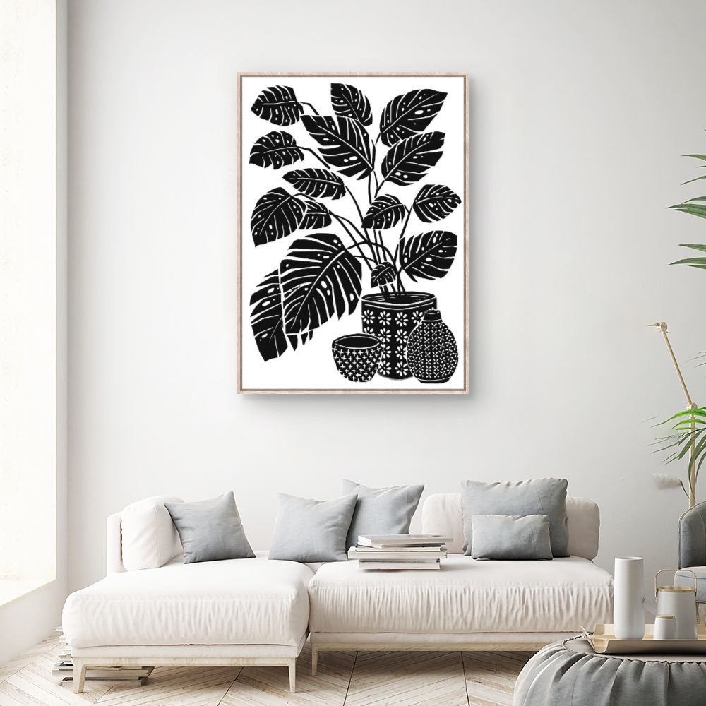 Tableau Feuillage exotique