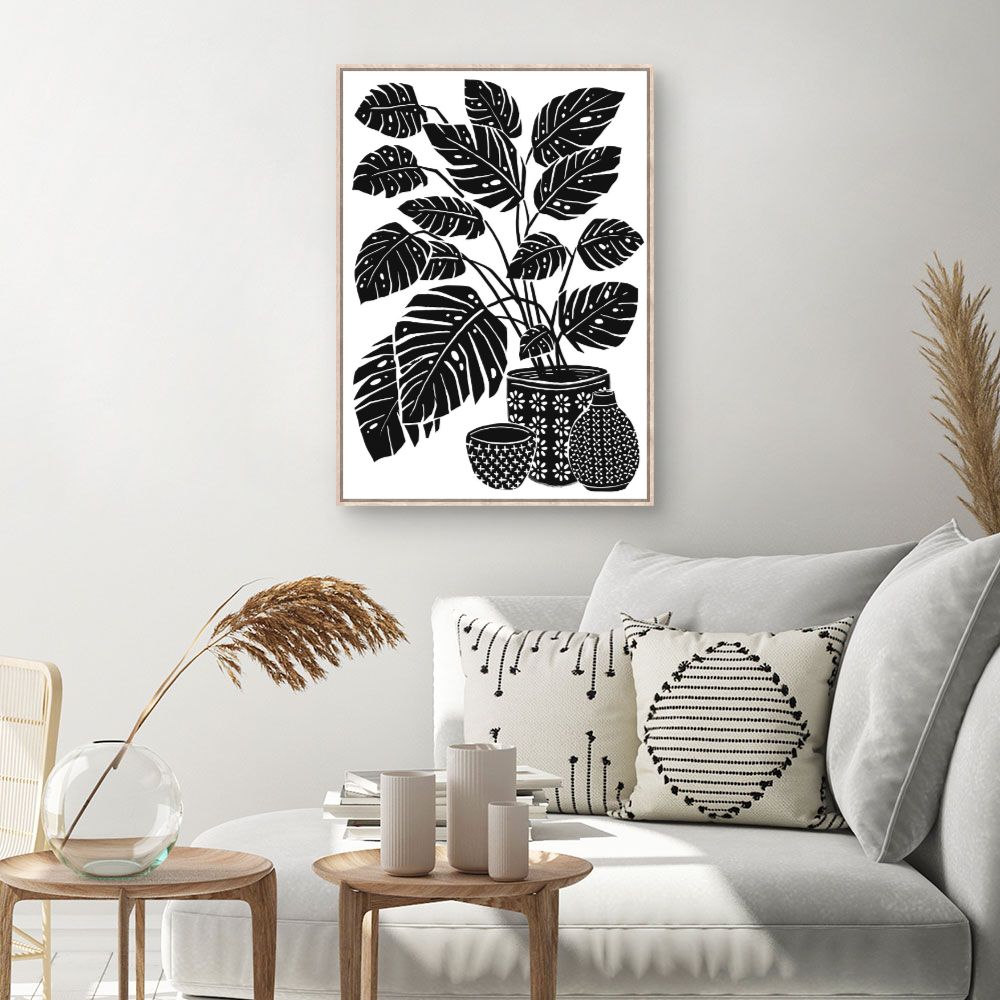 Tableau Feuillage exotique