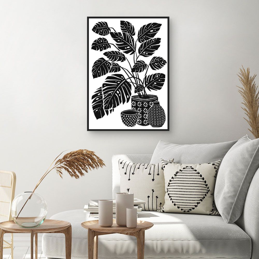 Tableau Feuillage exotique