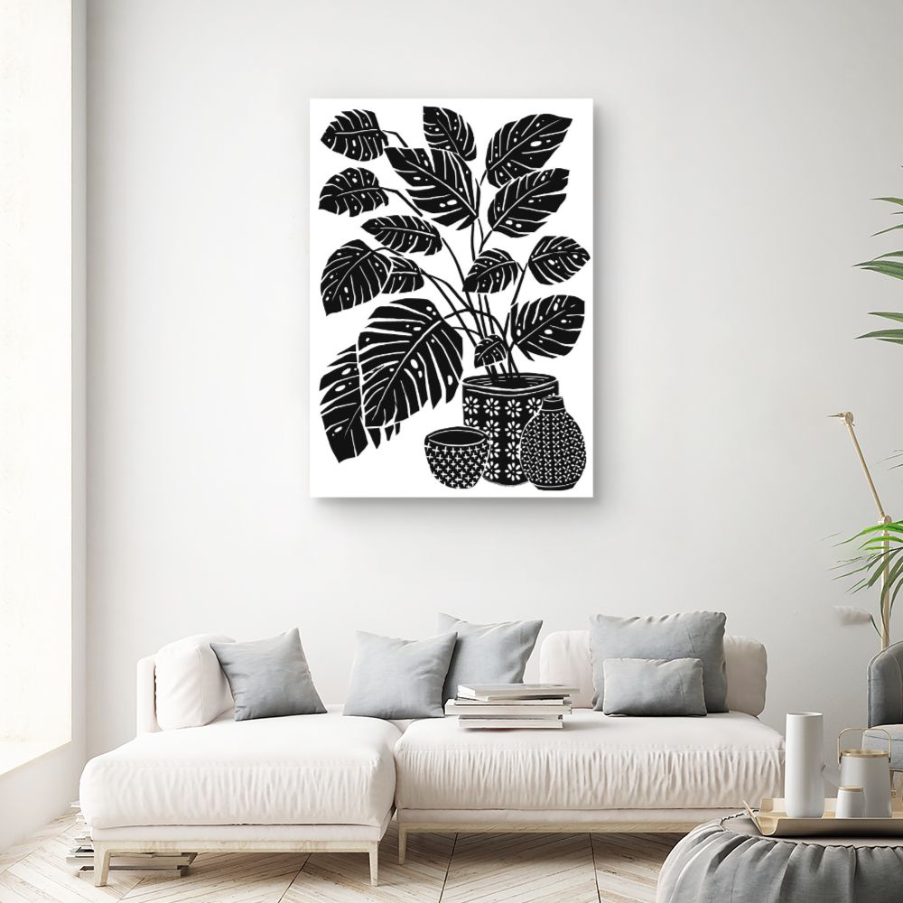 Tableau Feuillage exotique