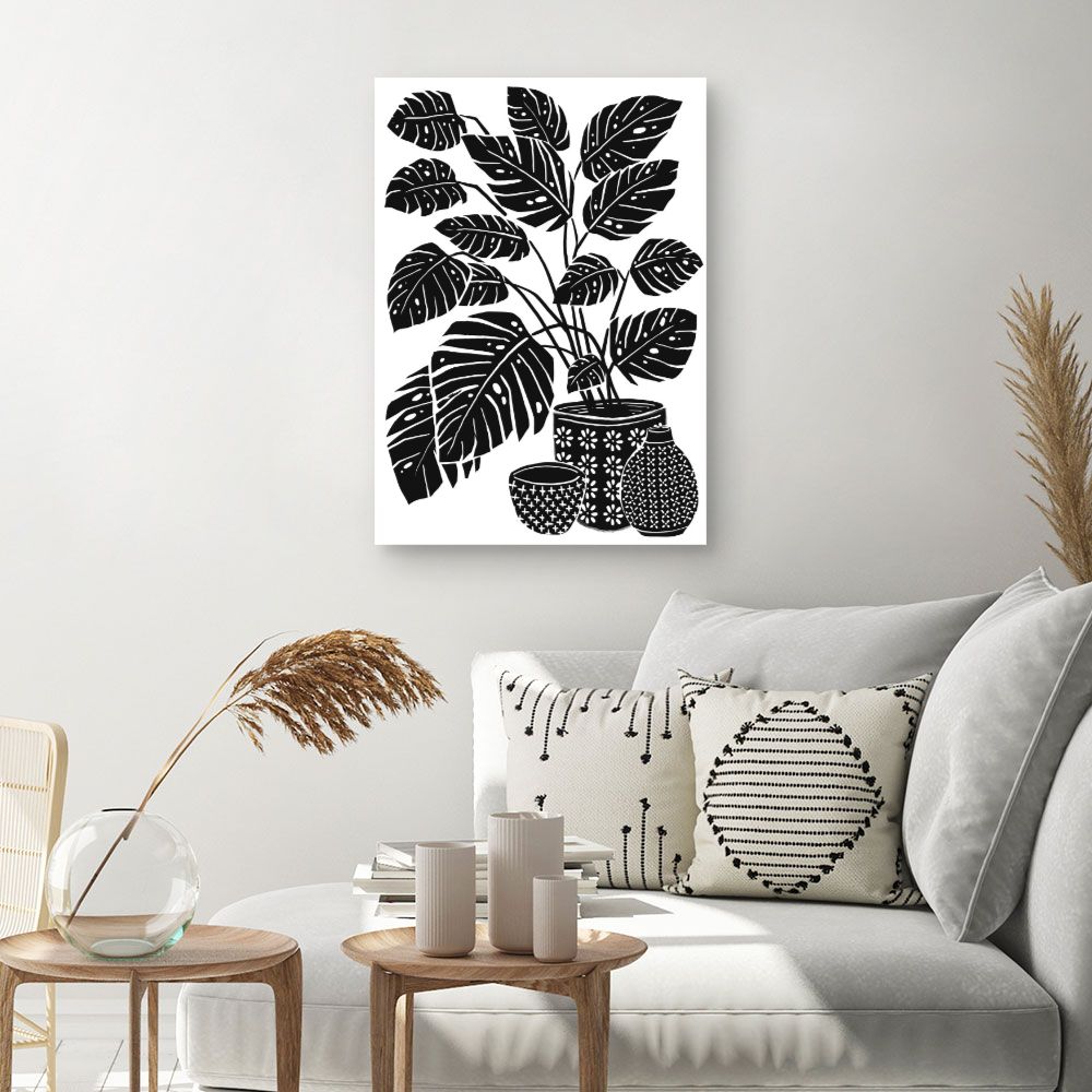 Tableau Feuillage exotique