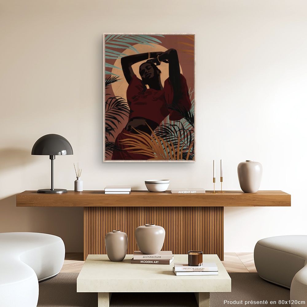 Tableau Silhouette élégante