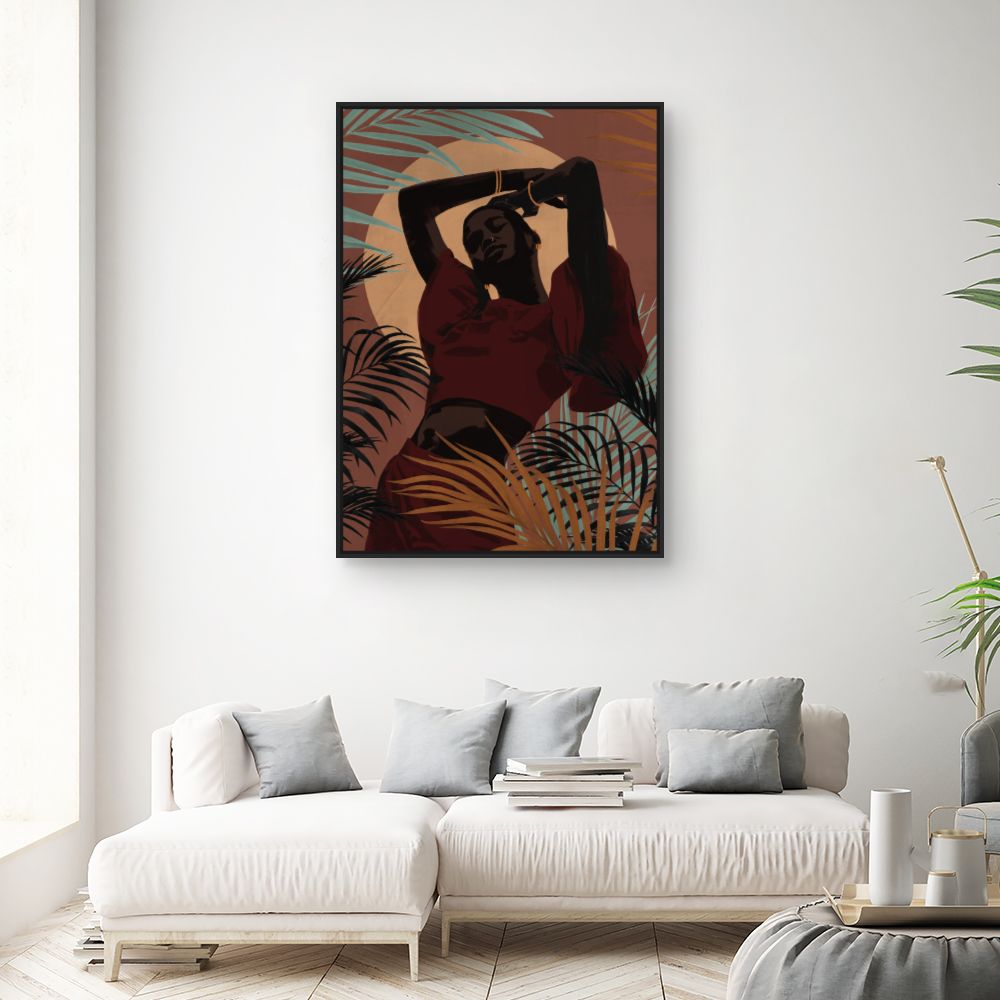 Tableau Silhouette élégante