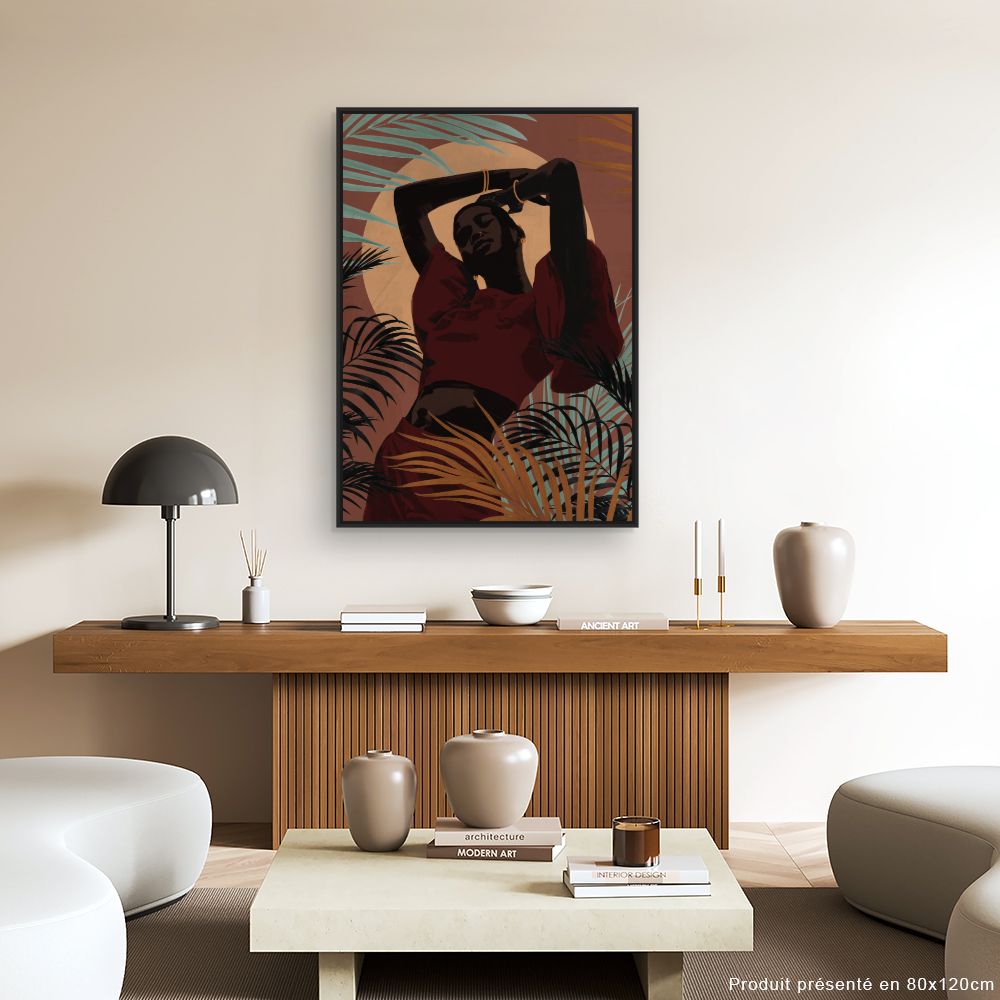 Tableau Silhouette élégante