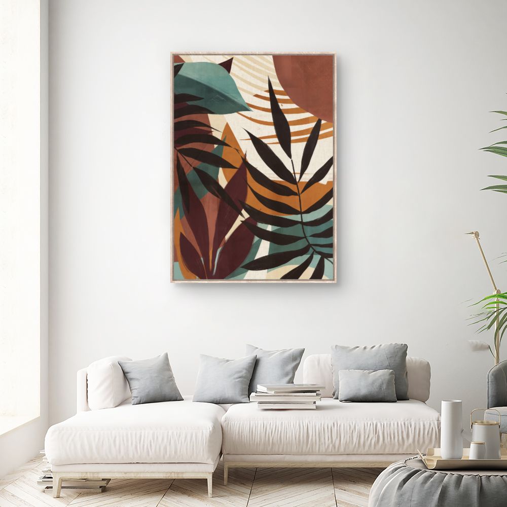 Tableau Feuillage tropical