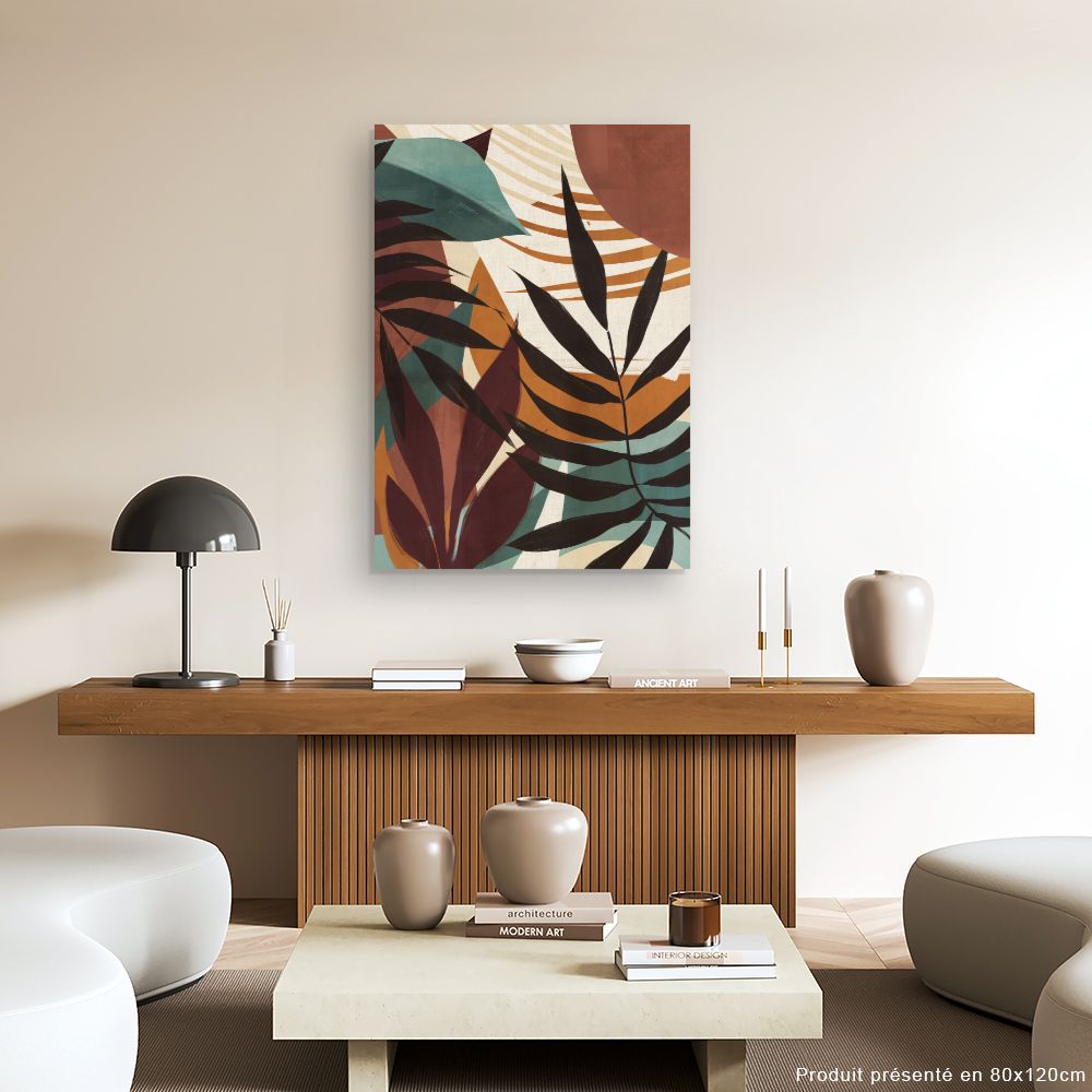 Tableau Feuillage tropical