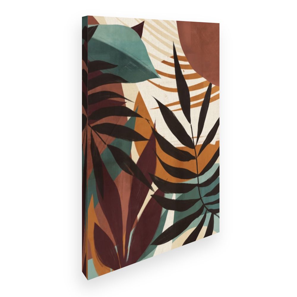 Toile Feuillage tropical