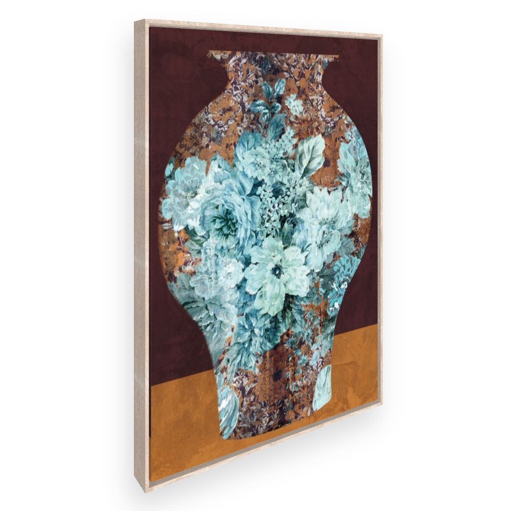 Toile Vase fleuri élégant