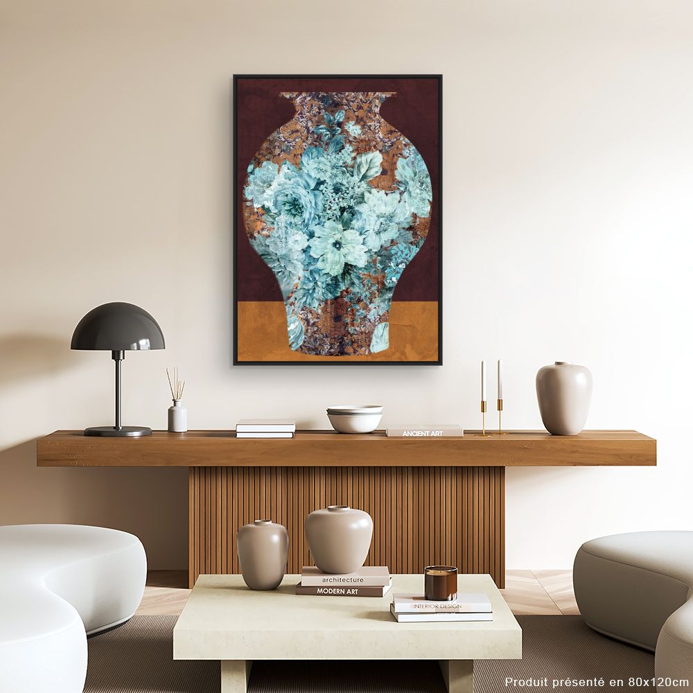 Tableau Vase fleuri élégant