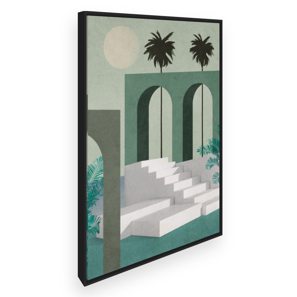 Toile Oasis architecturale