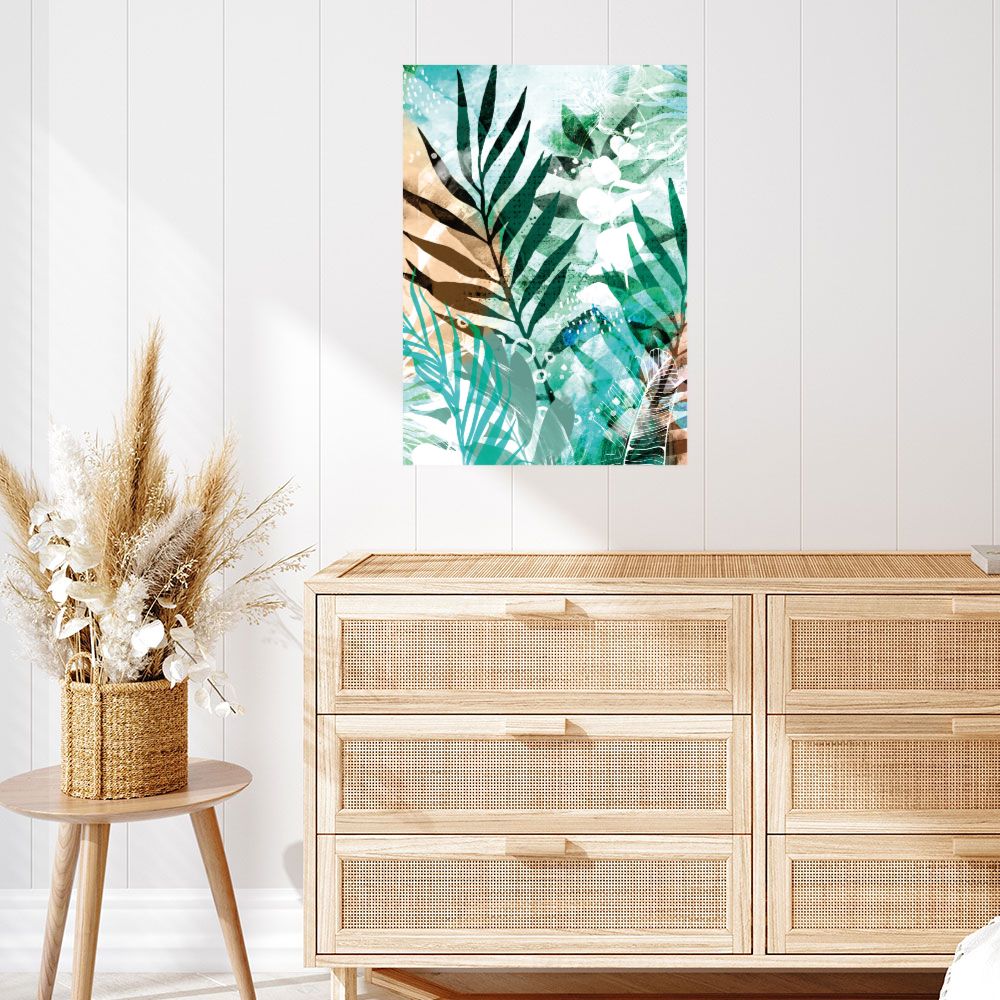Affiche Feuillage tropical