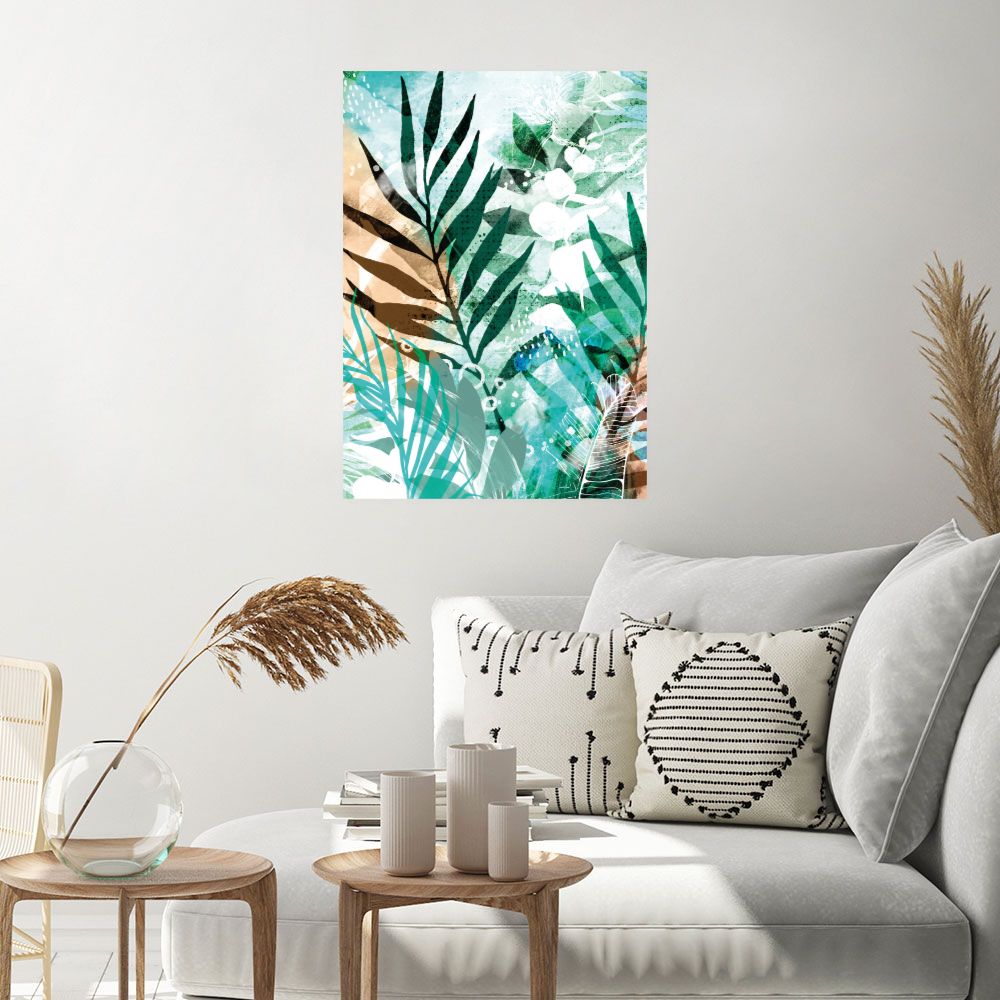 Affiche Feuillage tropical
