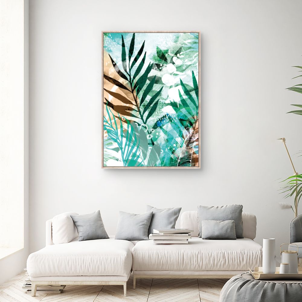 Tableau Feuillage tropical