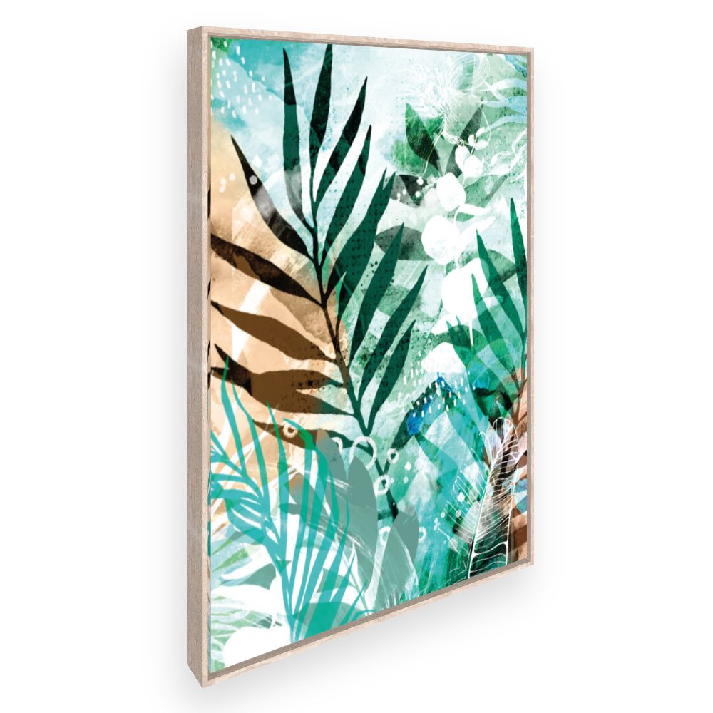 Toile Feuillage tropical